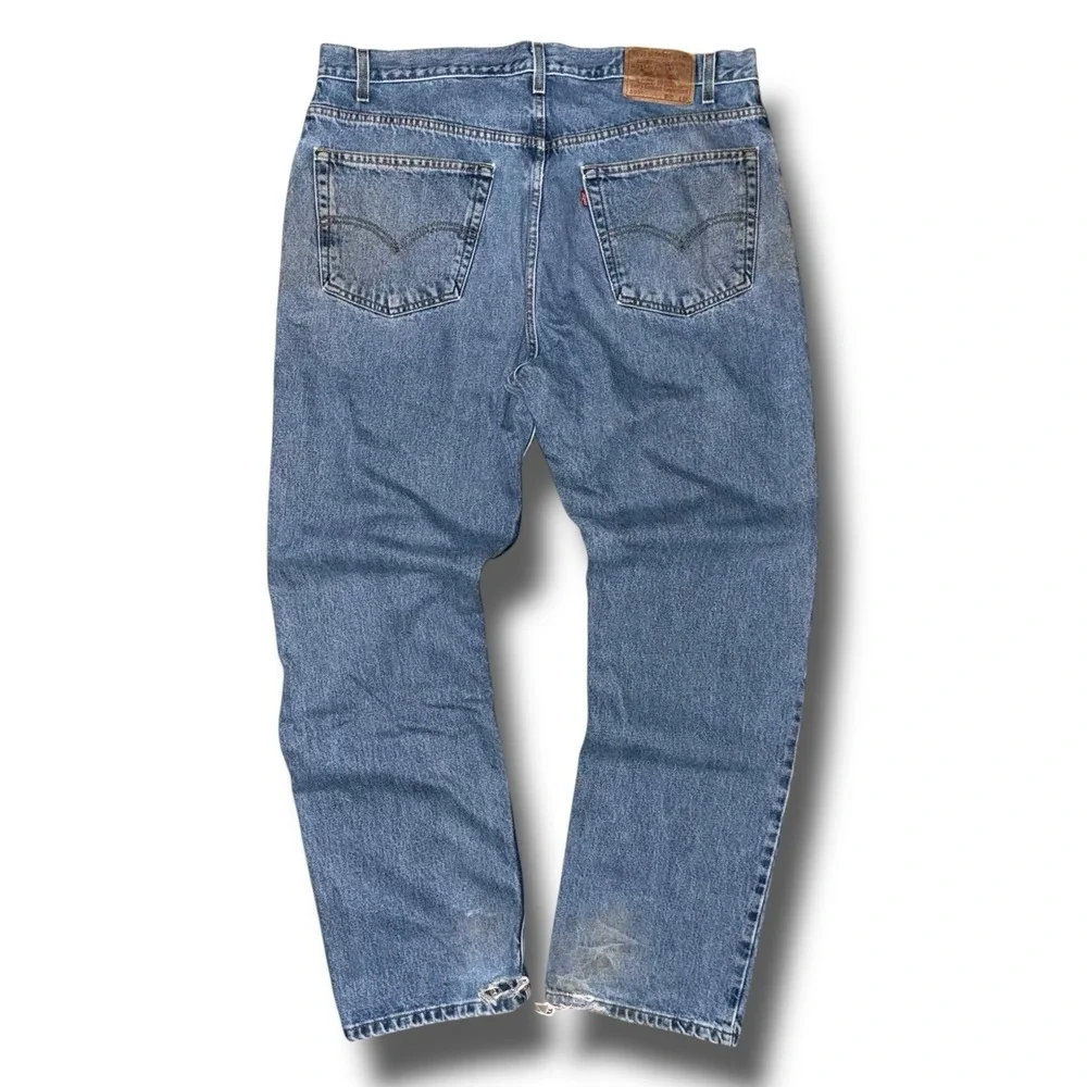 Vintage LEVIS Jeans Men 40x32 Denim Y2K 505 Regular Fit Straight Leg Zipper‎ Fly